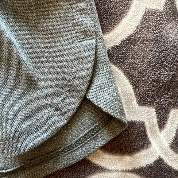 Under Armour Girls S Running Shorts Gray White HeatGear Loose Fit Drawstring - Picture 5 of 7